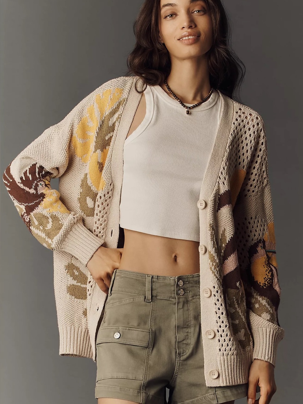 Anthropologie Open Stitch Cardigan - Picture 2 of 16